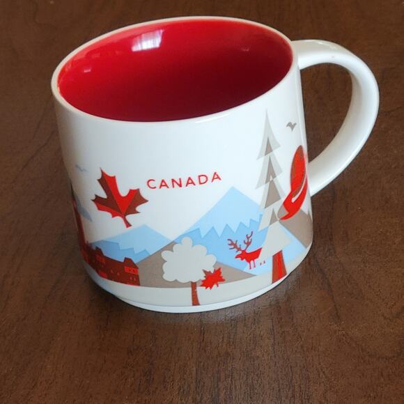 2017 STARBUCKS CANADA YOU ARE HERE COLLECTION 14oz COFFEE MUG - Picture 1 of 7